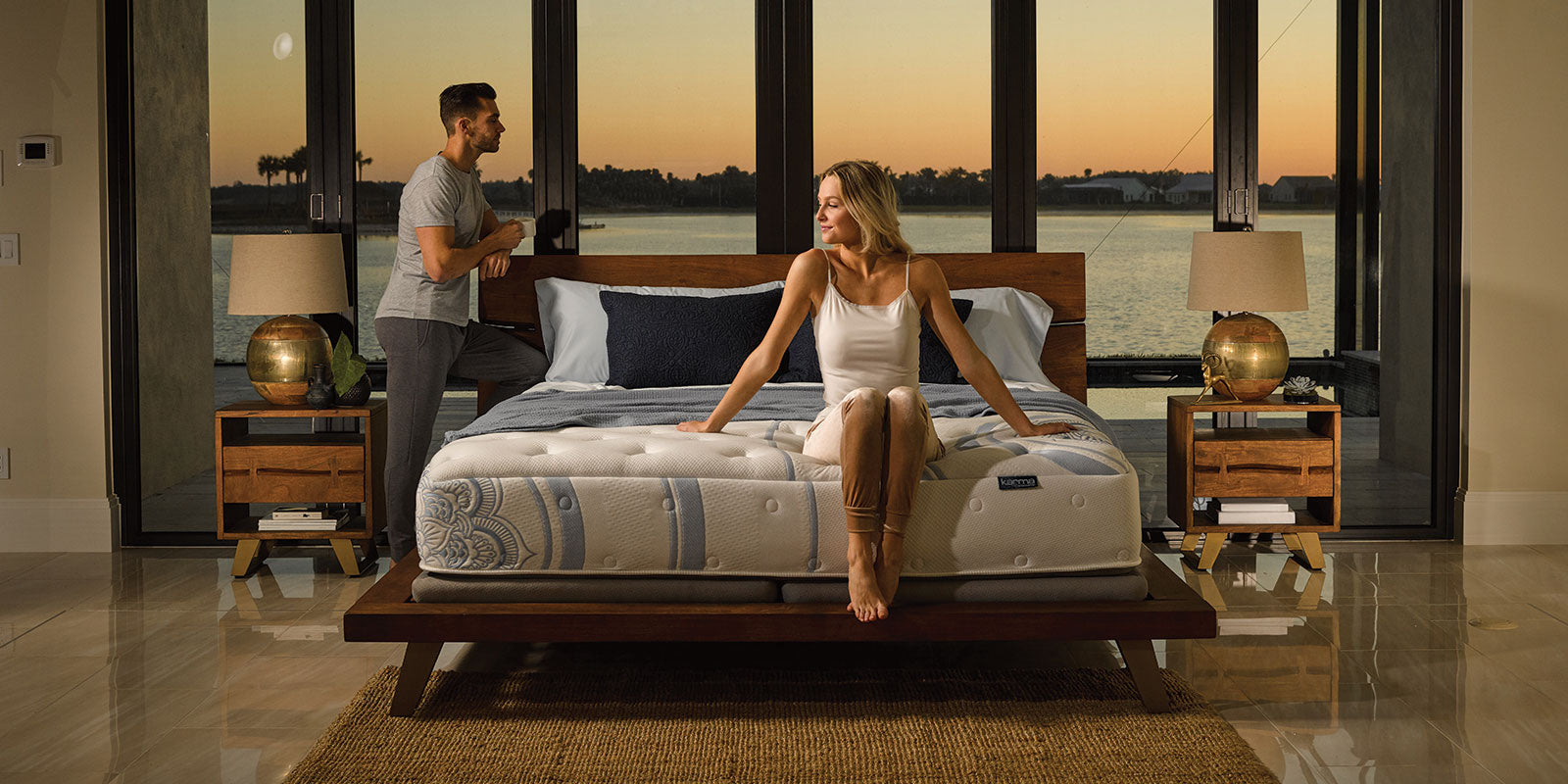 PranaSleep Karma Mattress Pressure Relieving Pocketed Coils